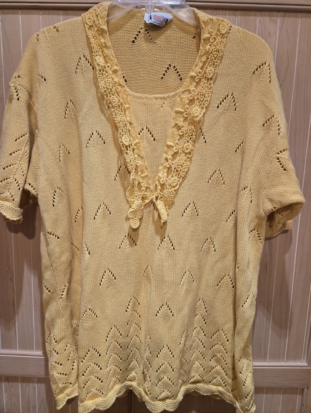 BrightLights Vintage Knit Top 22W EUC